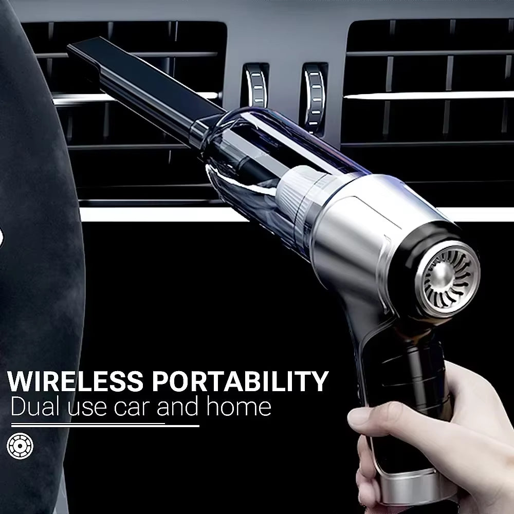 638000Pa Mini Vacuum Cleaner New Portable Car Vacuum Cleaner Powerful Handheld Wireless Cleaner with One Click Dust Removal