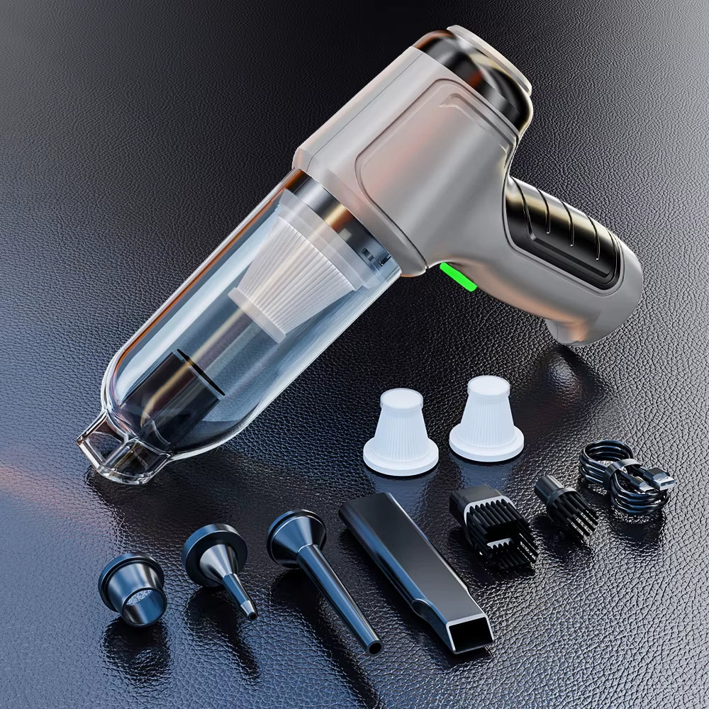638000Pa Mini Vacuum Cleaner New Portable Car Vacuum Cleaner Powerful Handheld Wireless Cleaner with One Click Dust Removal