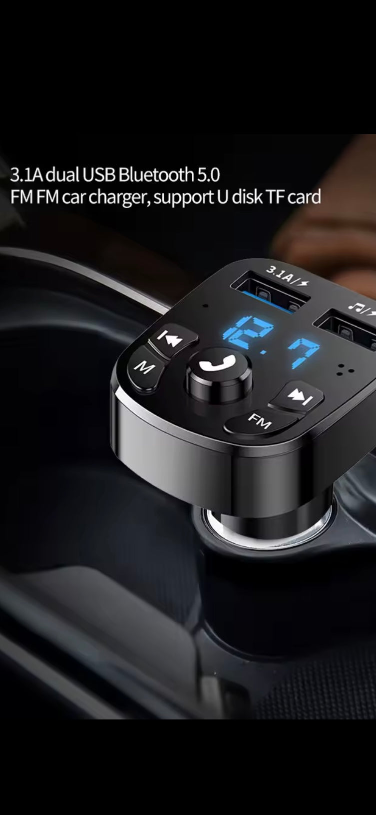 Fm Bluetooth 5.0 Transmitter