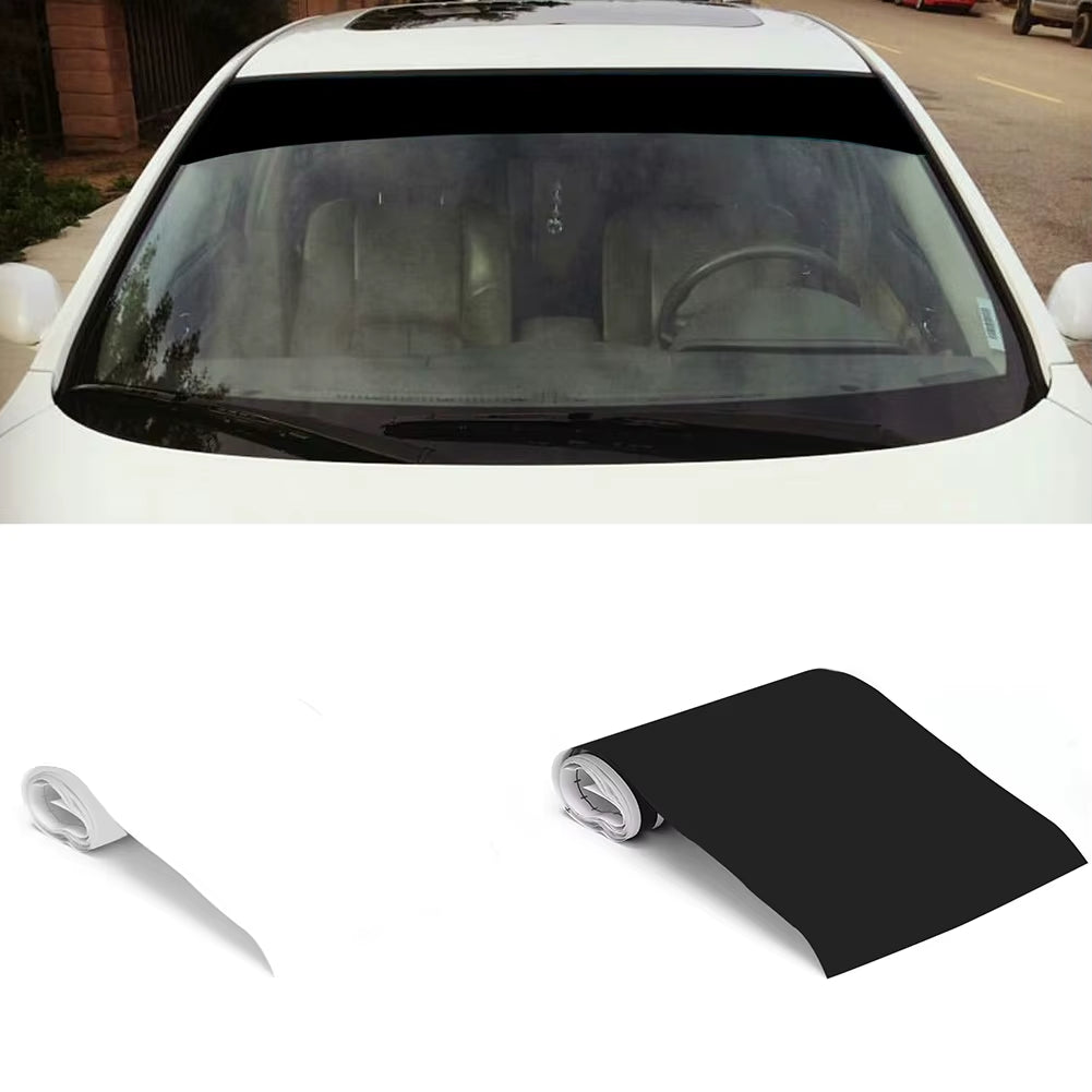 135X21Cm Car Window Visor Vinyl Windshield Banner Strip Racing Waterproof Window Car Sun Decorative Stickers Sunscreen Blank