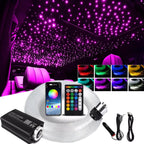 1000PCS Fiber Optic Car Home Headliner Star Light Kit Roof Twinkle Ceiling Light