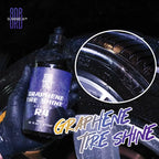 Graphene Tire Shine Spray Coating, Oil-Based Tire Dressing, Long Lasting Deep Black Shine, UV Protection & Dirt Repellent, 473Ml