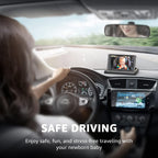 Baby Car Camera, HD Display Baby Car Mirror with Night Vision Feature, 4.3 Inch