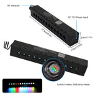 9W 12 Leds Shooting Stars Sky APP RGBW Fiber Optic Lights with Fiber Optic Star Ceiling Car Roof Meteor Effect Light Engine Kit