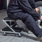 Mechanic Creeper 36''300Lbs 2 in 1 Folding Rolling Garage Stool Shop Chair