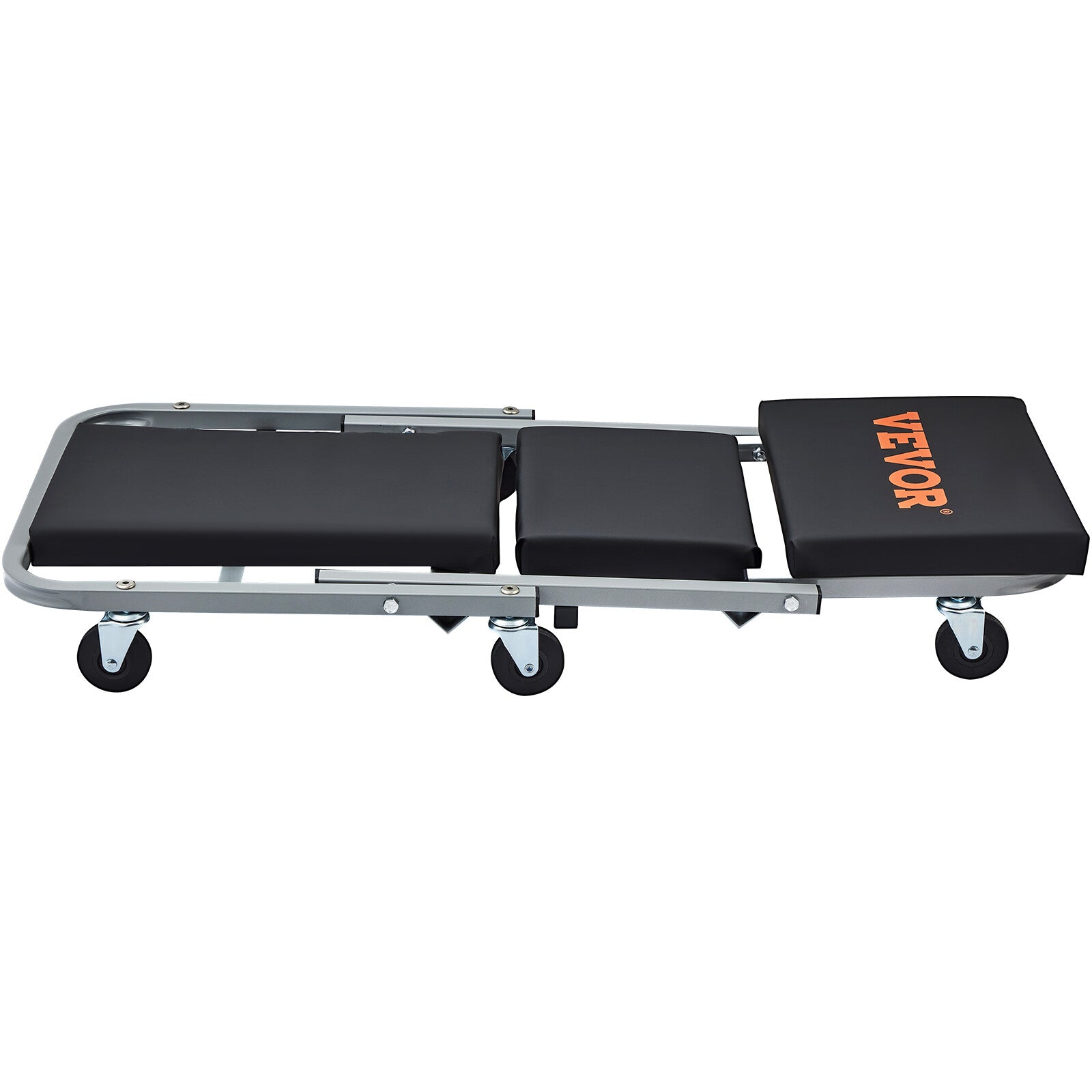 Mechanic Creeper 36''300Lbs 2 in 1 Folding Rolling Garage Stool Shop Chair