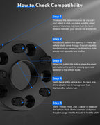 4PCS 5 Lug Hubcentric Wheel Spacers 1.25 Inch 5X5 to 5X5 5X127Mm Fits for 07-15 for Jeep Wrangler (JK)| 06-10 for Jeep Grand Cherokee| 06-10 for Jeep Commander