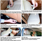 Car Seat Covers,Cloth Cars Seat Covers,Universal Fabric Car Seat Covers,Front Seats Only Air Bag Compatible,Cooling Car Seat Protector,Buckwheat Hull Breathable Comfortable Ventilated,Black