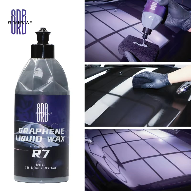 Graphene Liquid Wax - Graphene Spray Wax | Ultra-Slick Gloss Finish on Paint | Hyper Hydrophobic | Protection | Easy Application
