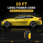 12V DC Tier Inflator, Auto Shut-Off 150PSI Air Pump for Car, Portable Tires Air Compressor