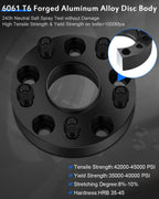4PCS 5 Lug Hubcentric Wheel Spacers 1.25 Inch 5X5 to 5X5 5X127Mm Fits for 07-15 for Jeep Wrangler (JK)| 06-10 for Jeep Grand Cherokee| 06-10 for Jeep Commander