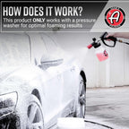 Premium Foam Cannon - Soap Sprayer for Car Wash | Sprayer Cannister for Pressure Washer 1/4" Quick Disconnect