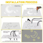 1000PCS Fiber Optic Car Home Headliner Star Light Kit Roof Twinkle Ceiling Light